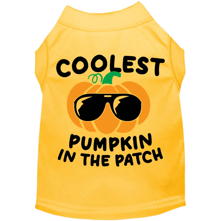 Halloween Collection - USA Printed Pet T-Shirt - Coolest Pumpkin