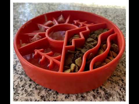 eBowl Enrichment Slow Feeder Bowl - Great Outdoors Edition - Assorted Colors