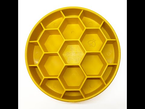 eBowl Enrichment Slow Feeder Bowl - Honeycomb Edition