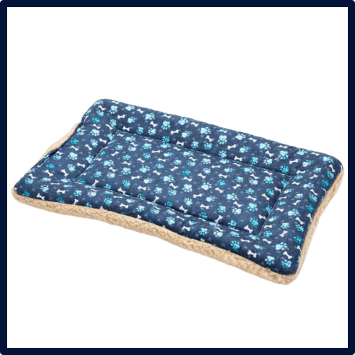 USA Made Pet Bed - Premium Handcrafted Bed for Dogs + Cats - Blue Paws
