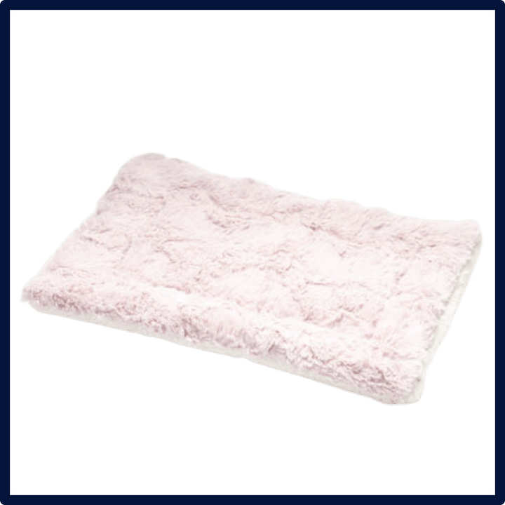 USA Made Pet Bed - Premium Handcrafted Bed for Dogs + Cats - Pink Fur