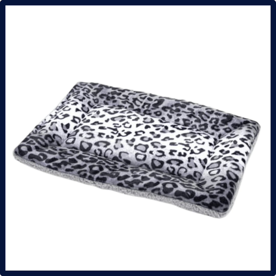USA Made Pet Bed - Premium Handcrafted Bed for Dogs + Cats - Snow Leopard