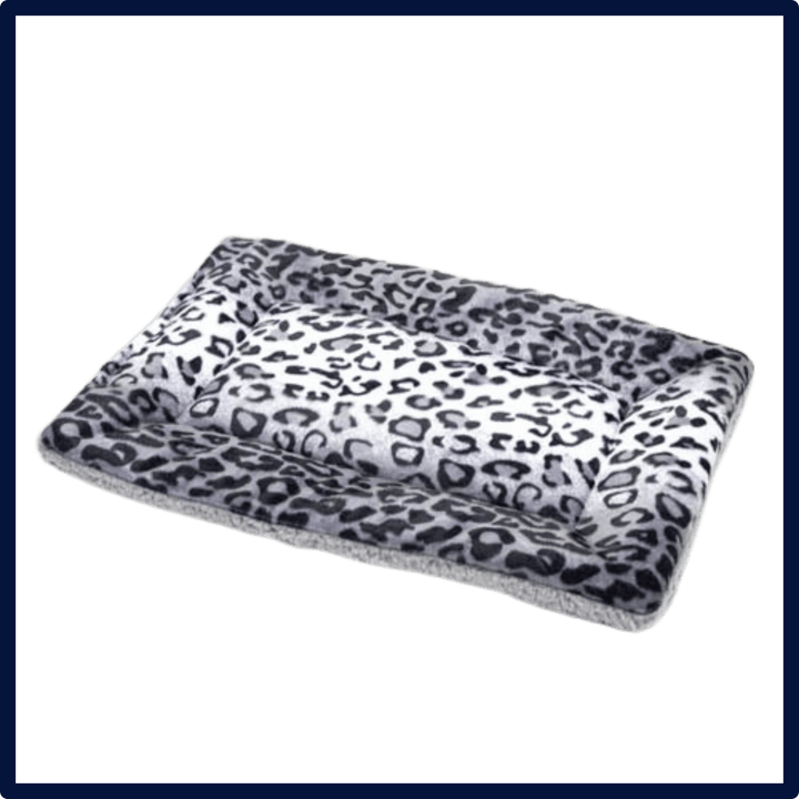 USA Made Pet Bed - Premium Handcrafted Bed for Dogs + Cats - Snow Leopard