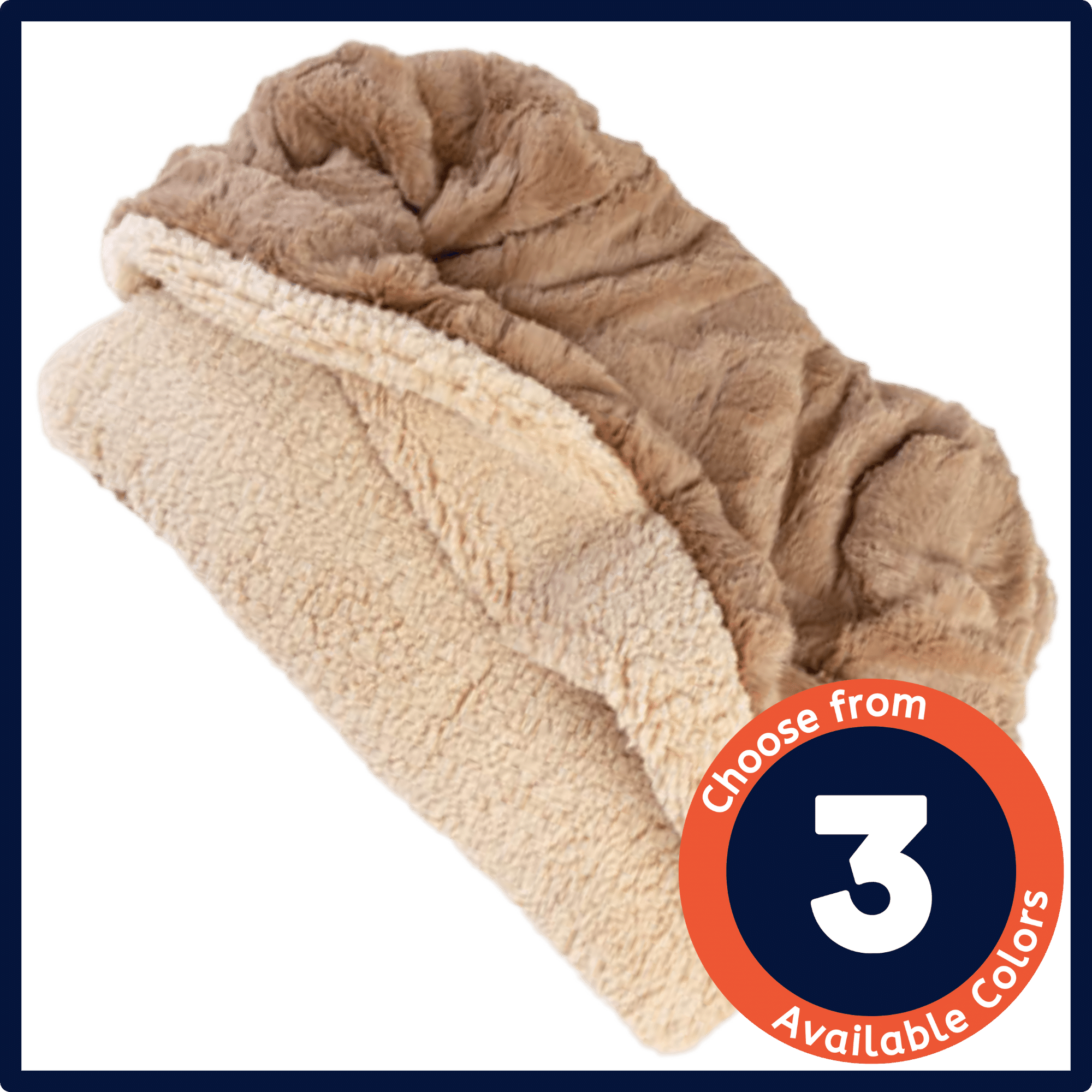 USA Made Pet Bed - Premium Handcrafted Pocket Bed for Dogs + Cats - in Solid Colors