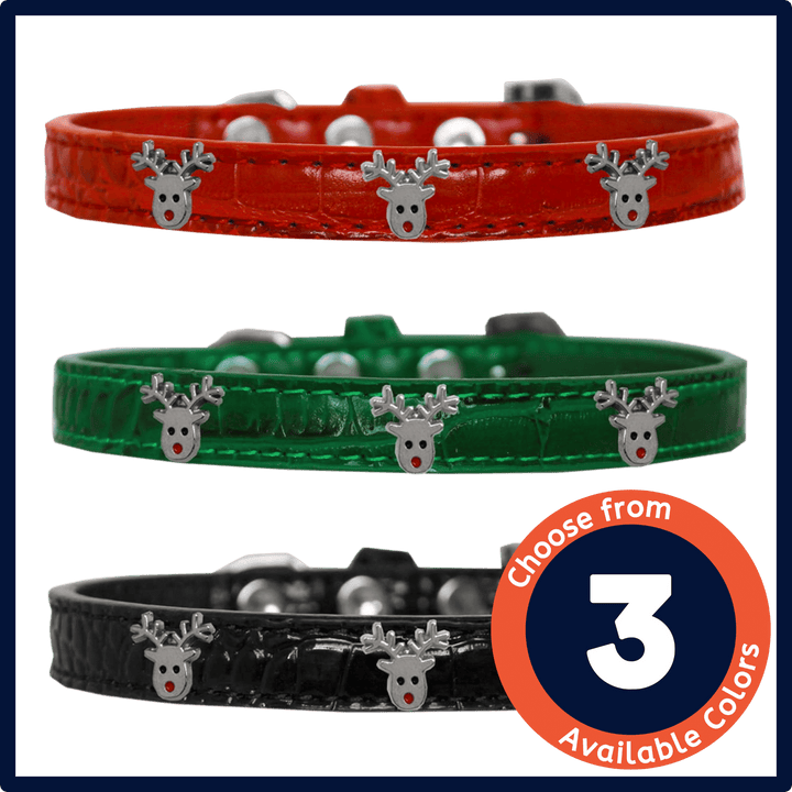 Christmas Collection - USA Made Widget Collar - Reindeer Friends