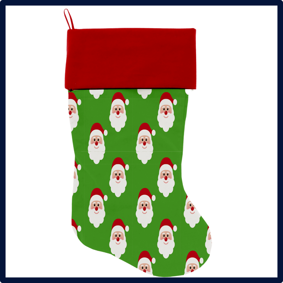 Christmas Collection  - USA Made Stocking - Happy Santa