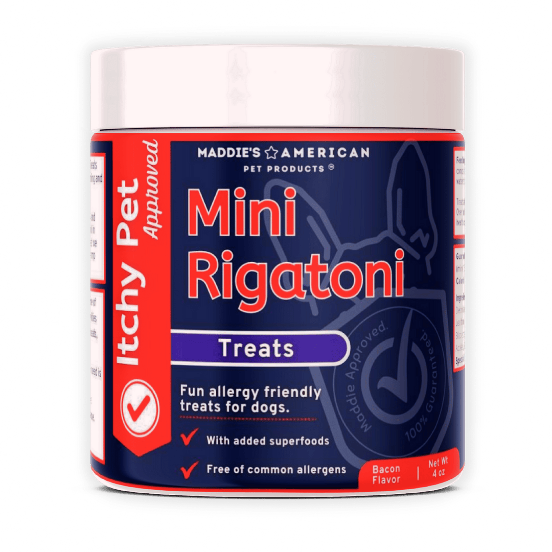 Mini Rigatoni Style - Allergy Friendly Bite Sized Treats for Dogs & Puppies